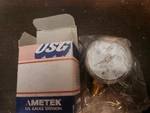Ametek Usg Pressure Gauge 166364A 1-1/2" P612K 400PSI 1/8 Anpt Lm W/chk, QTY.1. Fixed Price $8.99.