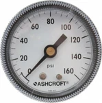 Ashcroft 2" Dial, 1/4 Thread, 0-160 Scale Range, Pressure Gauge Center Back C.... Fixed Price $48.40.