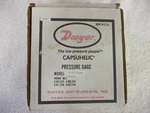 Nib Dwyer Instruments Capsuhelic Pressure Gage Model 4000-SQRT. Fixed Price $99.00.
