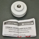 Plast-o-matic Pressure Gauge Guard GGVS1-PP, 1/4" X 1/2", 250 Psi, Viton, 180 F. Fixed Price $79.95.