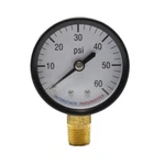 Pressure Gauge Psi 2" Diameter 1/4" Npt Bottom Mount G2012-060. Fixed Price $9.67.