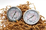 Winter's Stainless Steel Liquid Filled Pressure Gauge PFQ912 New Surplus, No Box. Fixed Price $60.00.