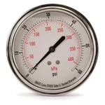 Commercial Pressure Gauge, To 60 Psi, 3 1/2 In Dial, 1/4 Npt, Center Back. Fixed Price $25.15.
