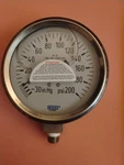 Wika 233.53 4" Liquid Filled Compound Gauge -30 Inhg / 200 Psi 316 Ss Used. Fixed Price $32.00.