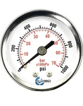 Carbo Instruments 2" Pressure Gauge, Chrome Plated Steel Case, Dry, 0-1000.... Fixed Price $10.99.
