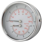 Pic Gauges TRI-HD-302R-E Boiler GAUGE,ROUND,0-100 PSI,80 To 320F 19RZ42. Fixed Price $64.65.