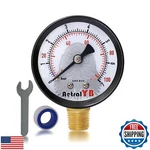 Aetralyb 2-INCH Pool Filter Pressure GAUGE,60PSI, 1/4" Npt (dry Lower 0-100PS. Fixed Price $20.00.