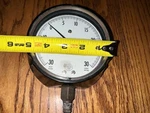 Acco Helicoid 5" Gauge Gage 2512-0 Pressure & Vacuum 0-30 Steampunk Lamp Part. Fixed Price $14.99.