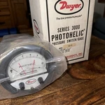 Dwyer Instruments 3210 Pressure Switch Gauge, To Psi Series 3000, New, PFL1. Fixed Price $299.95.