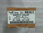 Apollo 521DDBNEAA0100 3/4" X 1" Safety Valve 100PSI Closed Cap. Fixed Price $255.00.