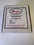 Dwyer Magnehelic 2002 Differential Pressure Gage 0-2" W.c. Range New Old Stock. Fixed Price $42.00.