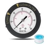 Senctrl 0-60 Psi Pool Filter Pressure Gauge, 2 Inches Dial, 1/4 Back Mount. Fixed Price $18.99.