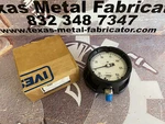 Ametek 1981 Pressure Gauge 30-0-150PSI Conn. 1/4 Anpt Lm 1/2 Size. Fixed Price $55.00.