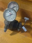 Vintage Airco Brass Reduction Regulator Gauges 8410007 & S. Usg. Fixed Price $45.00.