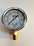 2.5" Dial Sstl Pressure Gauge Glycerin Filled Weksler Gtc (0-160 Psi). Fixed Price $24.99.