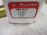 Nib Allenair Pneumatic Cylinder Abb 1&1/2 #117. Fixed Price $75.00.