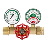 Water Flow Gauge, Temperature And Pressure Test Assembly, 0-160PSI,0-13 Gpm,. Fixed Price $70.87.