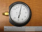 Miljoco P4509LX004 Compound Gauge, 30 Hg To 60 Psi, 4-1/2IN, Connect Sz 1/4" Npt. Fixed Price $40.00.