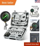 Professional Compression Tester Kit 300 Psi Fluorescent Gauge For Gas Engines. Fixed Price $69.69.