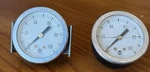 Lot Of 2 Vintage Gauge Pressure 0-100 Model 13400-1 XL4. Fixed Price $60.00.