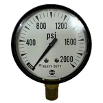 Usg U.s. Gauge Heavy Duty Pressure 2000 Psi Dial No. 36566 Brass. Fixed Price $19.57.