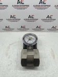 Rcm Industries Flow Gauge Meter 3-72-L-300-J Pressure 180 Psi 40-300 Gpm. 3". Fixed Price $499.00.