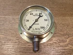 L. M.s. (london Midland Scottish) Air Pressure Gauge By G.d Peters & Ltd. Fixed Price $154.41.
