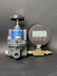 Control Air Inc Type 700 Pressure Regulator 0-15 Psi & Dwyer Gauge DPG-102 Z5A. Fixed Price $149.99.