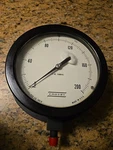 Vintage Crosby Steampunk Test Pressure Gauge 0-200 Psi Lb. Subdiv. Made Inusa. Fixed Price $49.99.