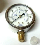 Gauge 2-1/2" Face S/s Case 0-30 Psi/kpa/bar 1/4" Npt Brass Lower Filled 695ER22. Fixed Price $19.68.