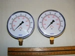 (2) Wika Gauge Lot 4" To 100 - (JMS1). Fixed Price $19.49.