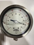 Winters Liquid Filled Pressure Gauge 4" Face 0-200 Psi Used. Fixed Price $15.00.