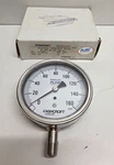 New In Box! Ashcroft 3-1/2" 0-160 Psi 1/4" Pressure Gauge 35-1009-SW-02L-160#XLL. Fixed Price $99.95.