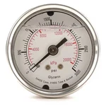 Commercial Pressure Gauge, To 3, 000 Psi, 2 In Dial, 1/4 Npt, Center. Fixed Price $28.89.