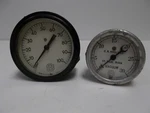 Lot Of Vintage Vacuum Us Co Ny Gauges AD-2215 And AD-3823 1/2". Fixed Price $69.95.