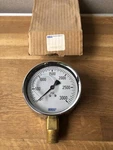 Wika 213.40 4" Glycerine Filled 0-3000 Psi Gauge 1/2" Npt 9314253 *new Box. Fixed Price $65.00.
