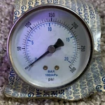 Ag Spray 2.5" Pressure Gauge 300 Psi 1435-371-1/4-BP Bottom Mount 1/4IN. Fixed Price $10.00.
