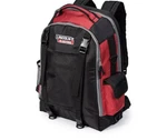 Lincoln Electric Tech Tool Backpack Black Red Adjustable Multiple Compartments. Fixed Price $75.99.