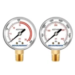 Low And High Pressure Gauges For Acetylene Regulator 0-30 Psi & 0-400 2.... Fixed Price $14.42.