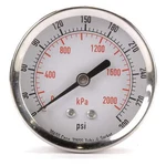 Commercial Pressure Gauge, To 300 Psi, 1/2 In Dial, 1/4 Npt, Center Back. Fixed Price $19.89.