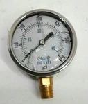 Kimball Midwest 52-2453 Liquid Filled Pressure Gauge 0-600 Psi 0-40 Bar. Fixed Price $69.99.