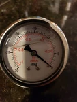 2-1/2" Oil Filled Vacuum Pressure Gauge-ss/br 1/4" Npt Back Mount -30HG/0. Fixed Price $10.50.