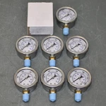 (7) Pic Industrial Pressure Gauge 201L-204M, 2" Dial, 1/4" Npt, To 1000 Psi. Fixed Price $69.95.