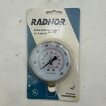 Nos Radnor 64003439 Gas Regulator Gauge 200 Psi 1/4" Npt Brass Replacement. Fixed Price $18.95.