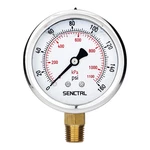 Senctrl 0-160 Psi Glycerin Liquid Filled Air Pressure Gauge, 2.5" Dial Size, 1/4. Fixed Price $14.70.