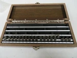 Starrett Webber RS36A1 Piece, Rect., Steel, English Gage Block Set - NS30. Fixed Price $399.98.