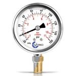 Carbo Instruments Compound Pressure Gauge To / +160PSI. Fixed Price $19.55.