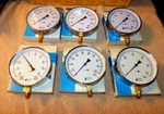 Weksler EA14 Pressure Gauges 1/2 Inch Dial Bottom Connect Mix Lot Of 6 Guages. Fixed Price $111.34.