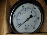 ***new***midwest LFSB40-200 4" Liquid Filled Pressure Gauge Psi Back Mount. Fixed Price $79.99.