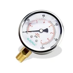 Elecall 2-1/2 Glycerin Filled Pressure Gauge, 0-100PSI, 1/4 Npt Low. Fixed Price $18.42.
